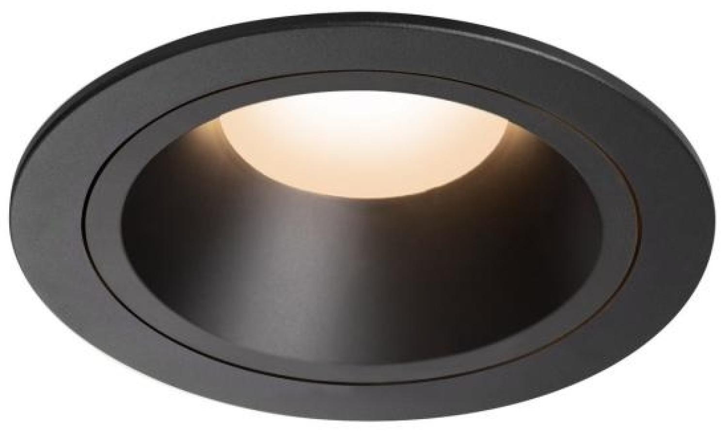 SLV 1003943 NUMINOS DL L LED Deckeneinbauleuchte schwarz schwarz 3000K 55° Bild 1