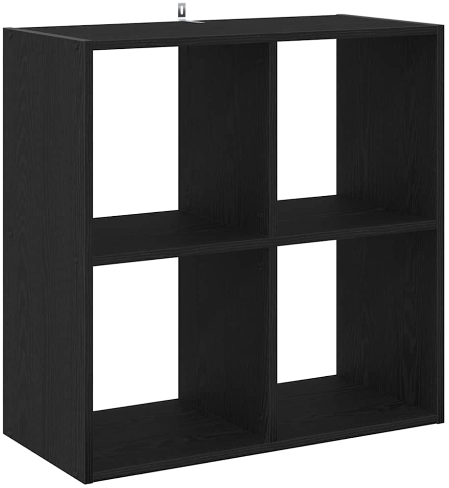 vidaXL Bücherregal Schwarze Eiche 68,5 x 32 x 68,5 cm Holzwerkstoff 868060 Bild 1