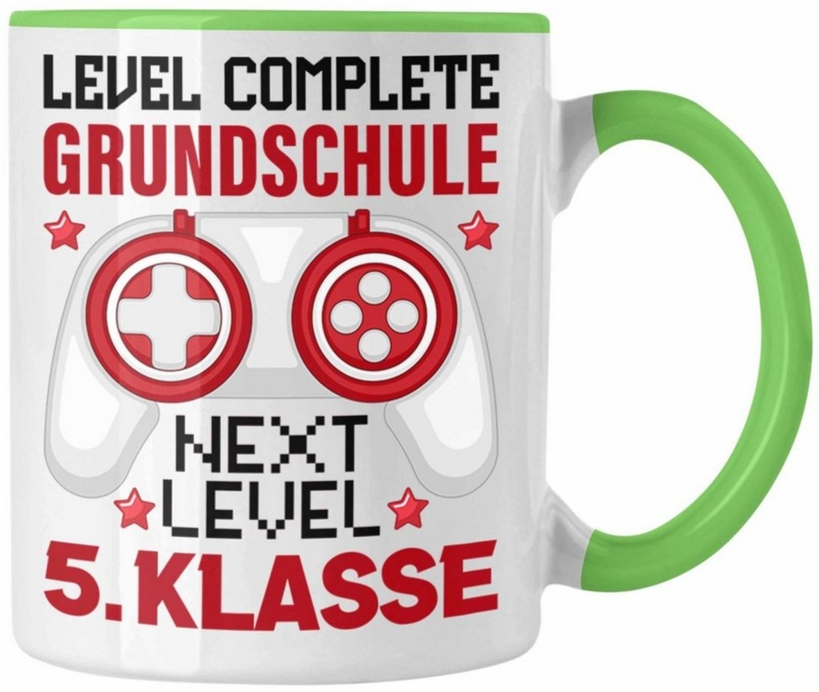 Trendation Tasse 5. Klasse Jungs Weiterführende Schule Grundschule Geschenk Tasse Gamer Bild 1