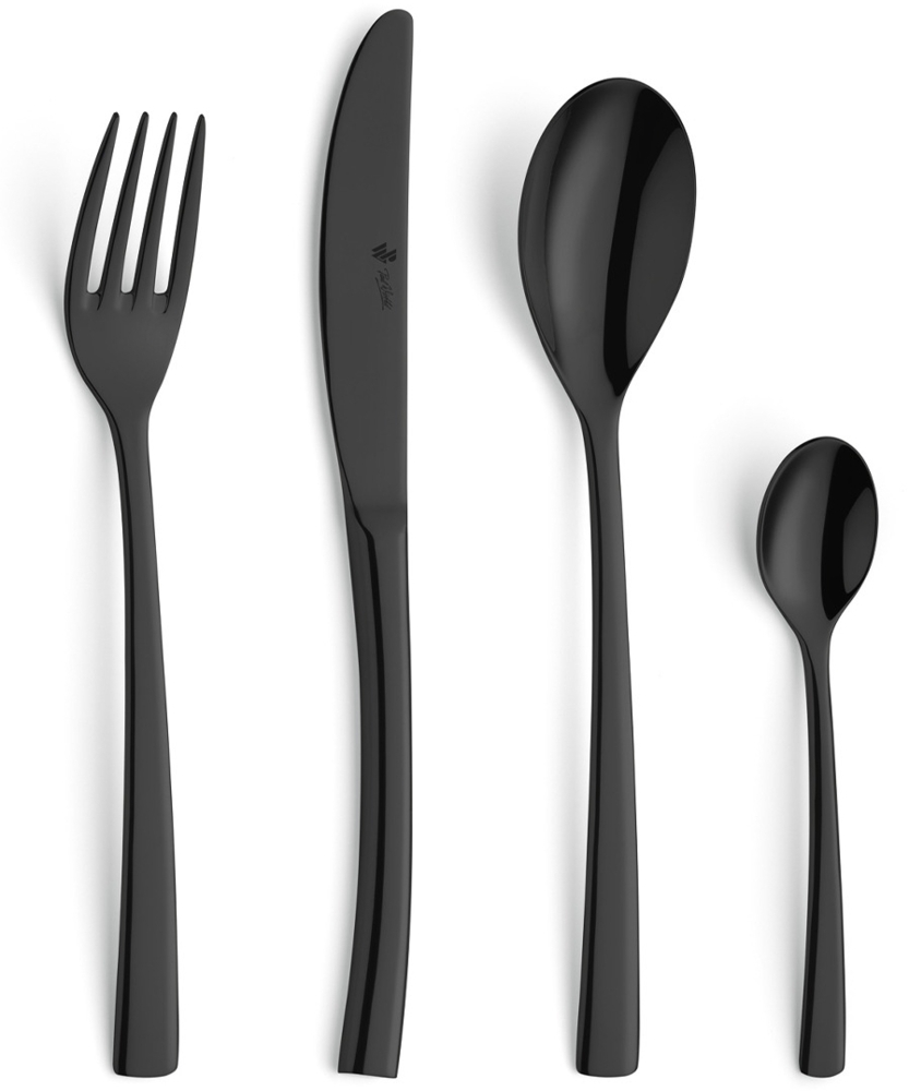 Paul Wirths SWING Besteckset 24-teilig PVD schwarz hochglanzpoliert Bild 1