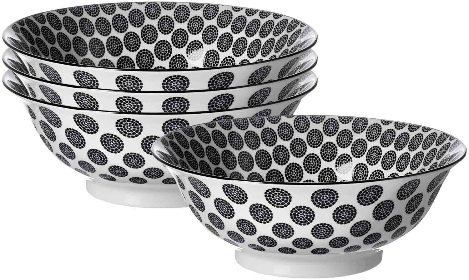 Ritzenhoff & Breker Takeo Circles Servierschale ø 21 cm 4er Set Bild 1