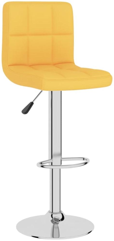 vidaXL Barhocker Senfgelb Stoff [334236] Bild 1