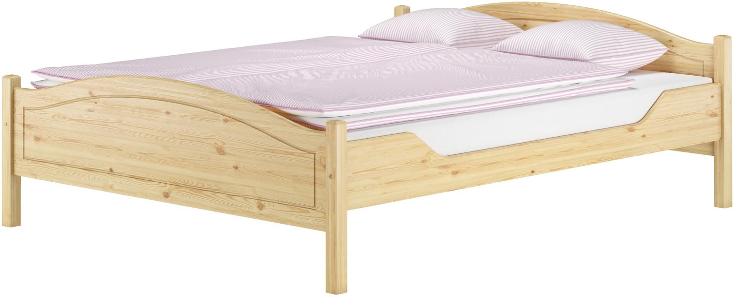 Massivholzbett Landhausstil 160x200 Doppelbett Kiefer V-60.30-16ohne Zubehör Bild 1