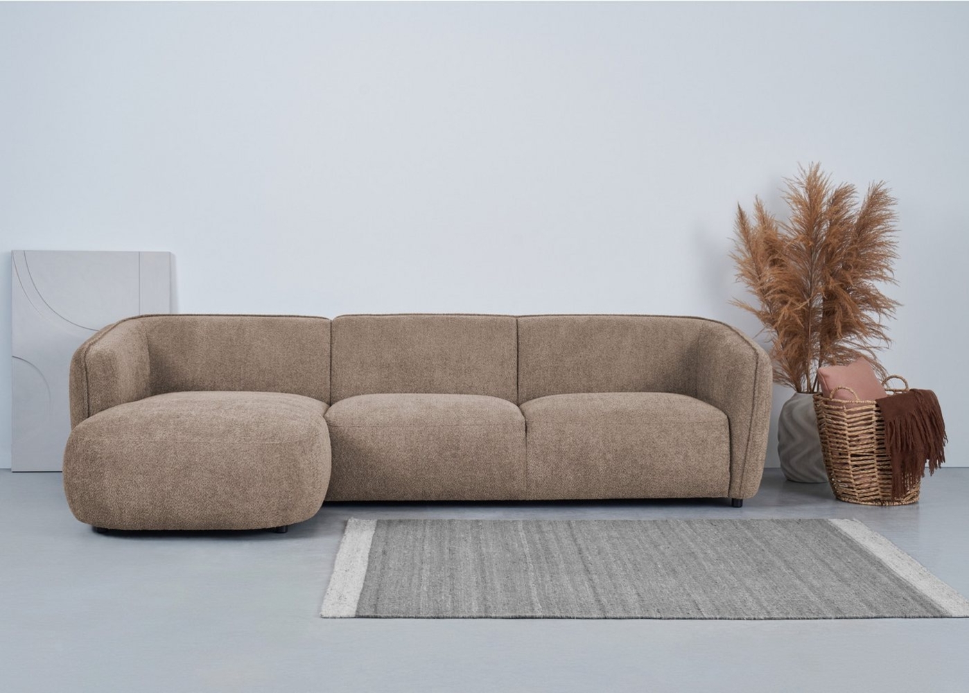 andas Ecksofa Ostrup, schlichtes modernes Design, in verschiedenen Farben Bild 1