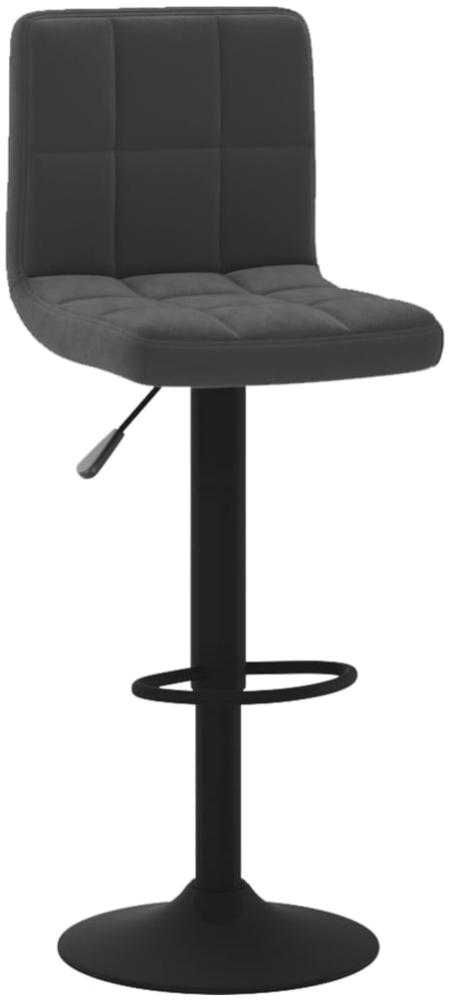 vidaXL Barhocker Schwarz Samt [334291] Bild 1