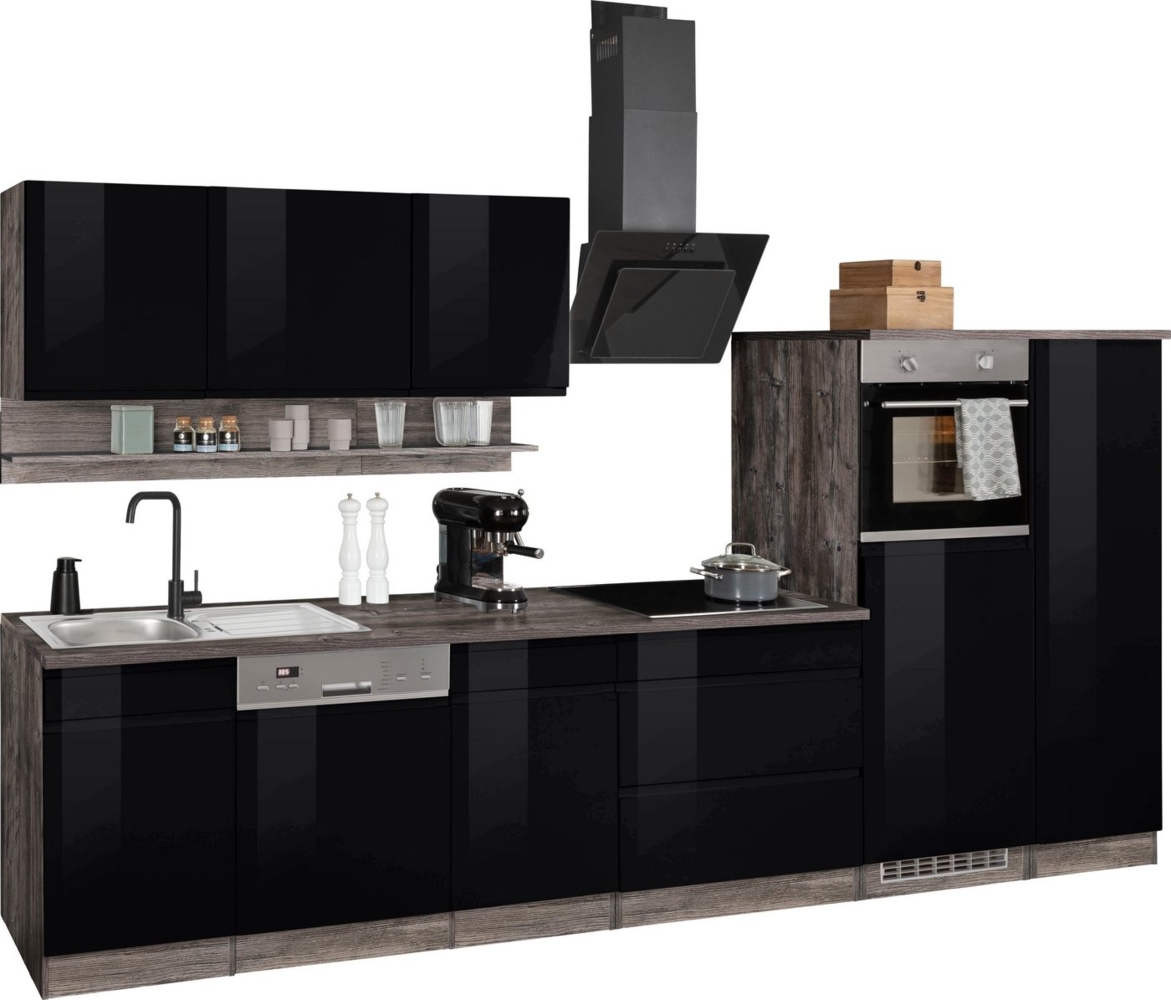 KOCHSTATION Küchenzeile KS-Virginia, Breite 350 cm, ohne E-Geräte Bild 1