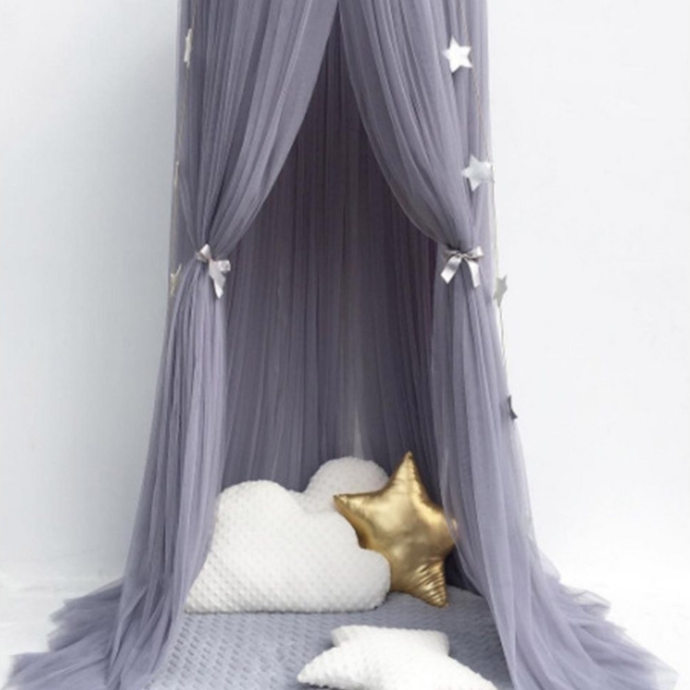 FELIXLEO Betthimmel Baldachin Kinderzimmer Deko Saumlänge 250cm*65 CM Bild 1