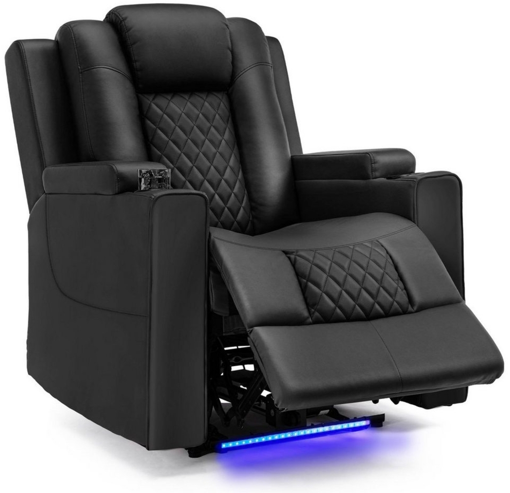 GTPLAYER Relaxsessel Elektrisch Massagesessel mit Massagefunktion, LED, elektisch verstellbar Bild 1