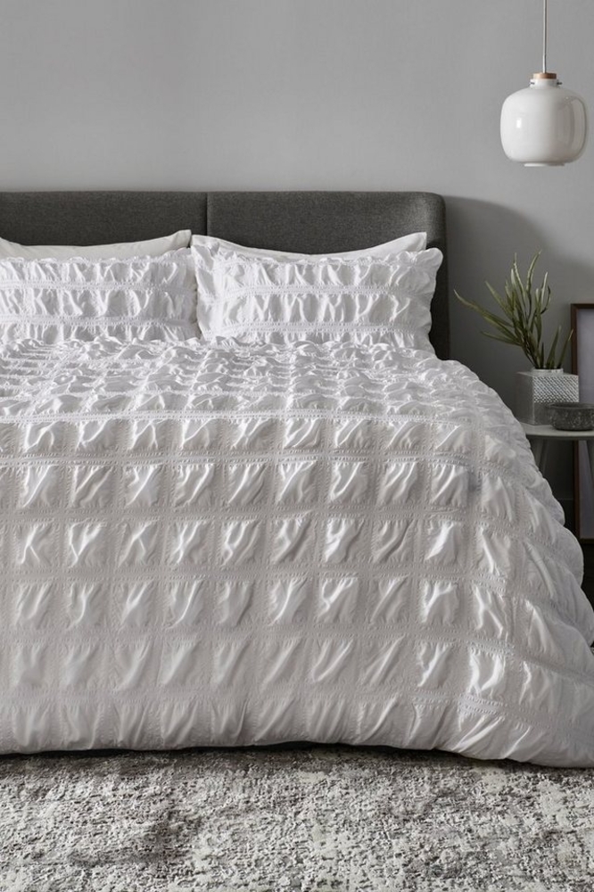 Next Bett-Set Superweiche Bettgarnitur aus Seersucker, Bezug: Polyester (recycelt), Polyester Bild 1