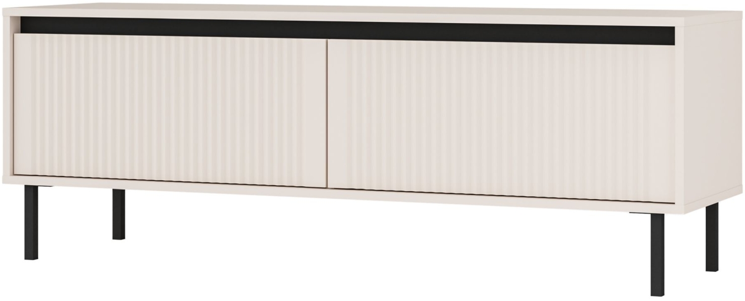 Selsey 'Osaka' TV-Möbel mit 2 Schubladen, sandbeige, 50 x 140,2 x 40 cm Bild 1