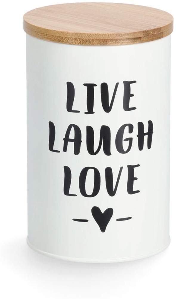 Vorratsdose Live, Bambusdeckel - 1000ml, Ø 10,5cm Bild 1