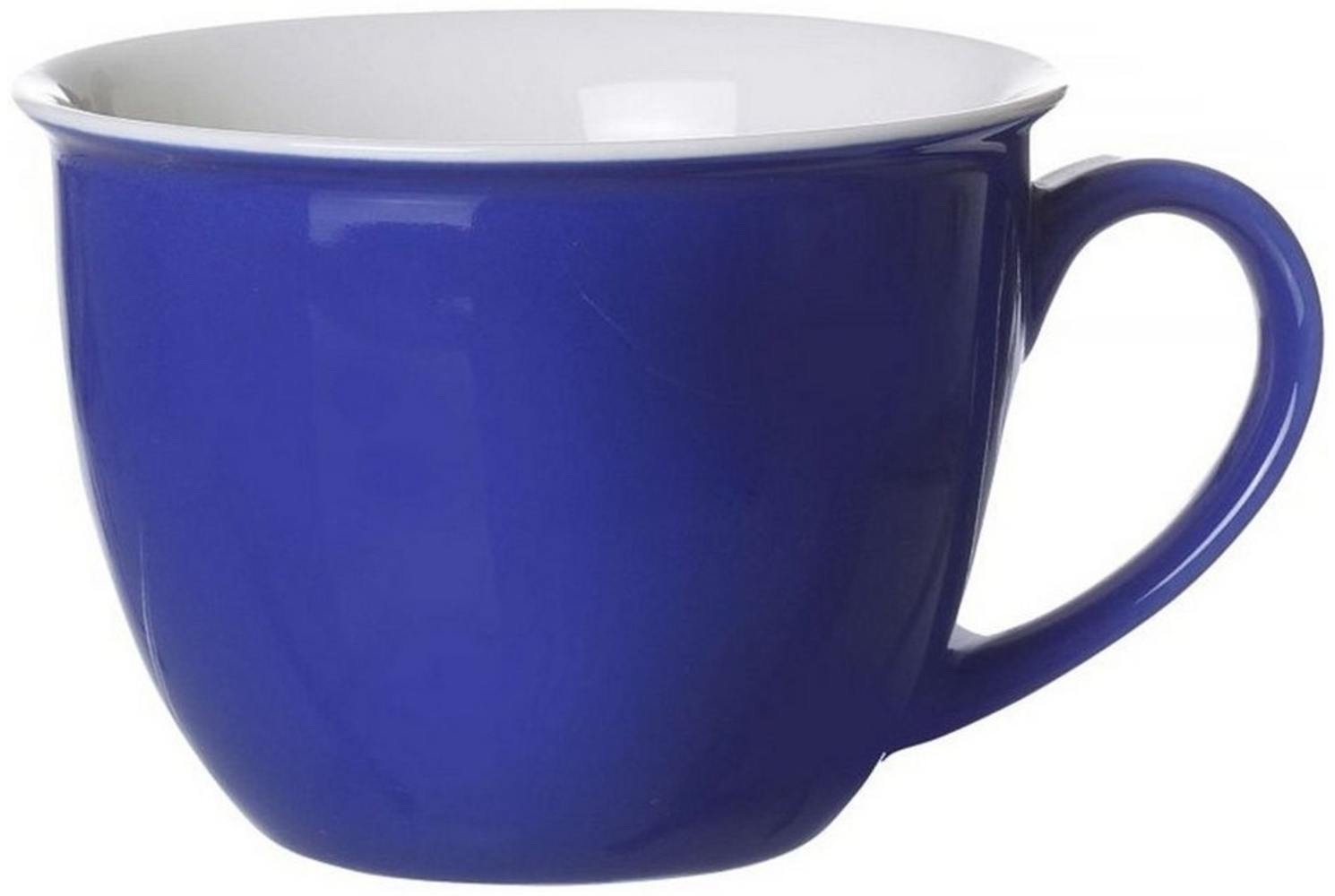 Ritzenhoff & Breker Doppio Jumbo Obere, Kaffee Becher, Kaffeetasse, Tee Tasse, Porzellan, Indigoblau, 350 ml, 63813 Bild 1