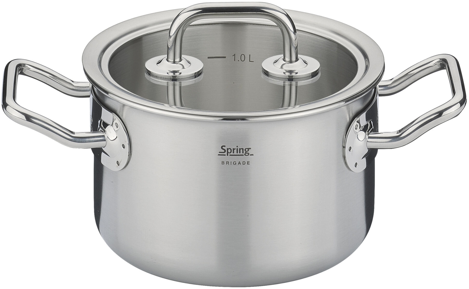 Kochtopf mit Glasdeckel BRIGADE BASIC 14 cm Bild 1