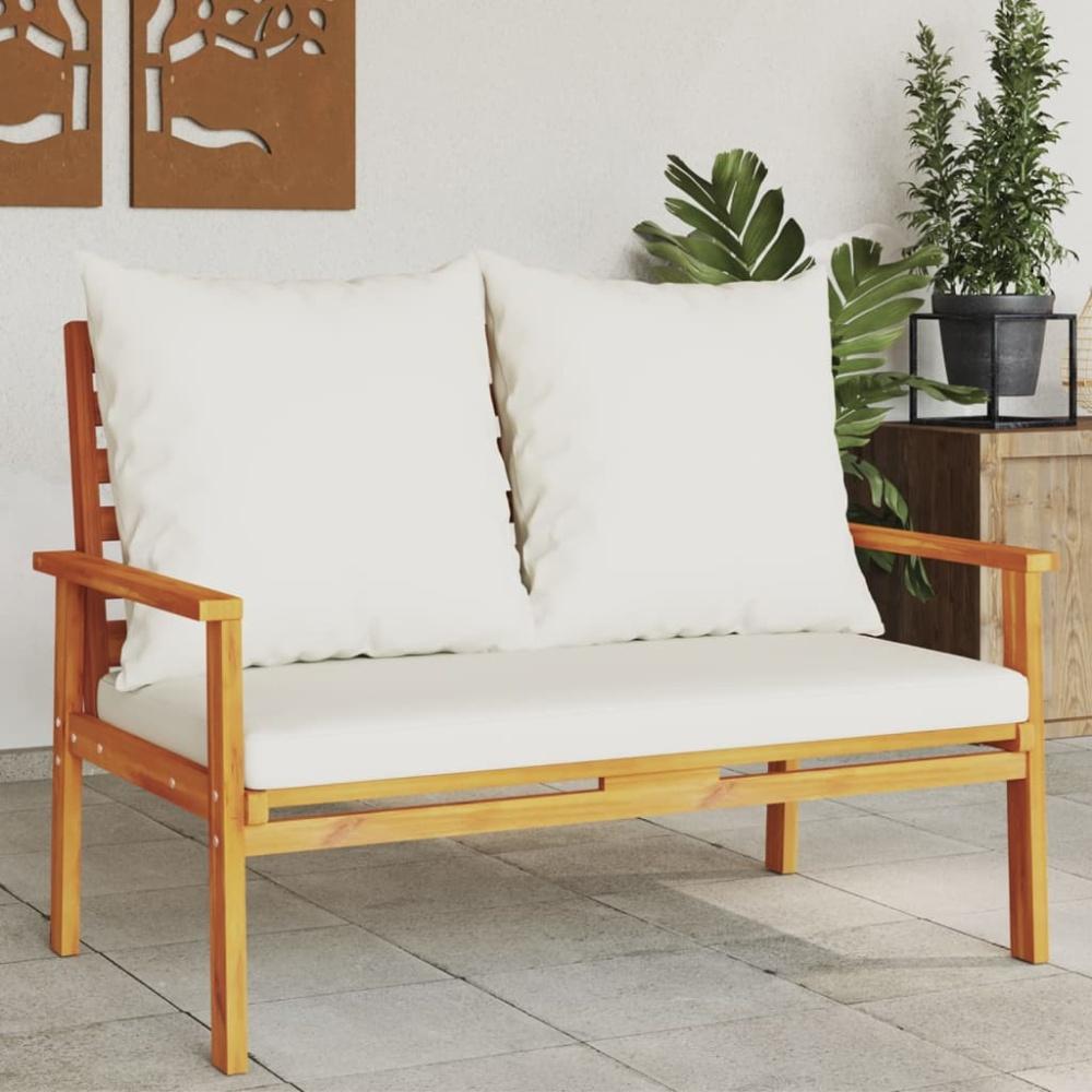 vidaXL Gartensofa 120 cm mit Kissen Massivholz Akazie Bild 1