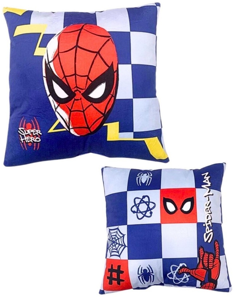 Spiderman Dekokissen Marvel, Kinder Kuschelkissen 40 x 40 cm Bild 1