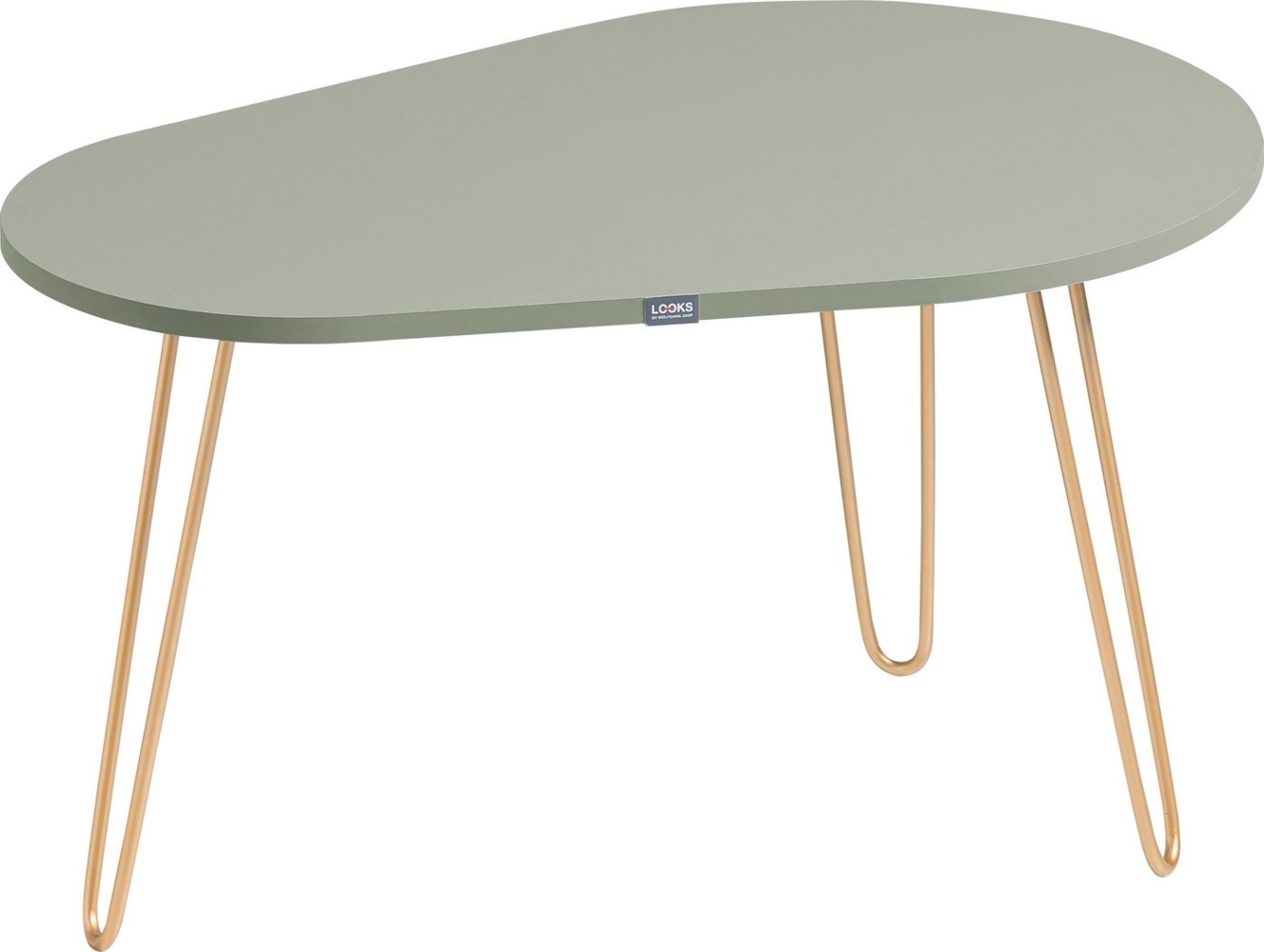 LOOKS by Wolfgang Joop Couchtisch Looks Organic, Mit ovaler Tischplatte und hochwertigen Metallfüßen Bild 1