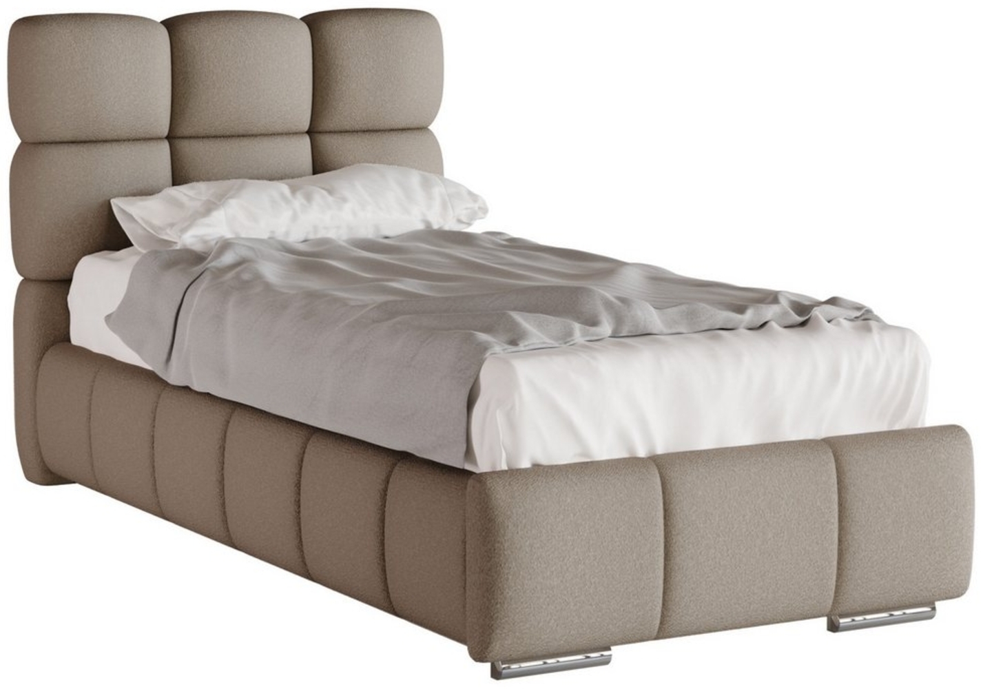 PANDA MÖBEL GmbH Polsterbett BLISS Luxus-Bett mit Bettkasten Bild 1