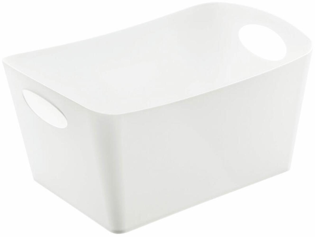 Koziol Aufbewahrungsbox Boxxx M, Kiste, Bottich, Organic Recycled, Recycled White, 3. 5 L, 1404125 Bild 1