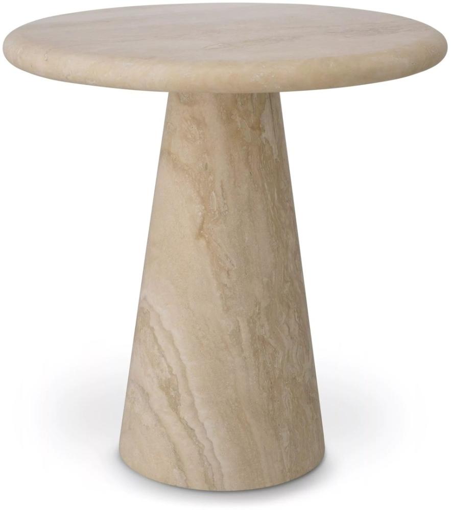 EICHHOLTZ Side Table Adriana Travertine Small Bild 1