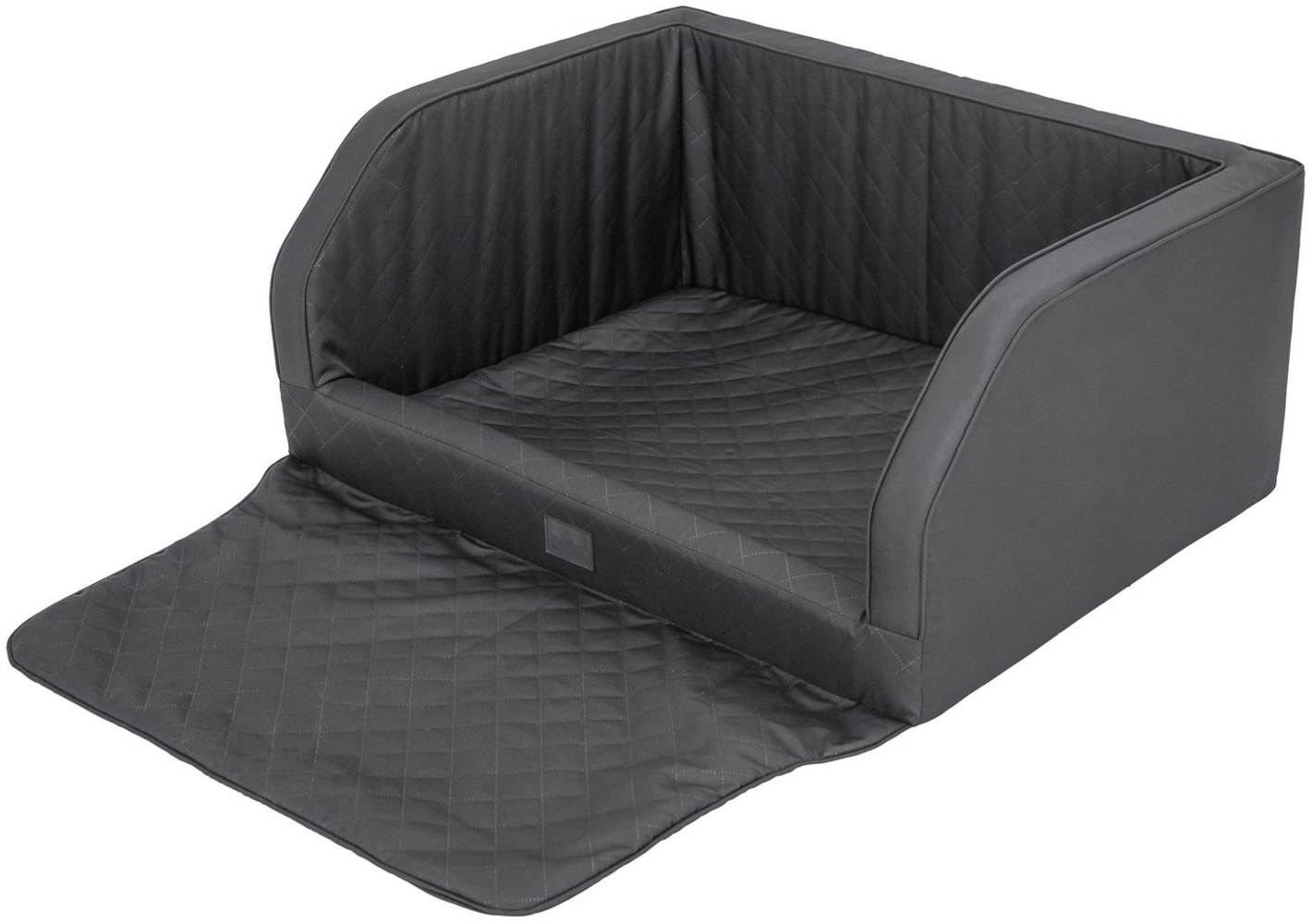 Bjird Tier-Autobett Hundebett mit Kofferraumschutz, Hundekissen mit Ladekantenschutz - Schmutzschutz - Wasserabweisend Bild 1