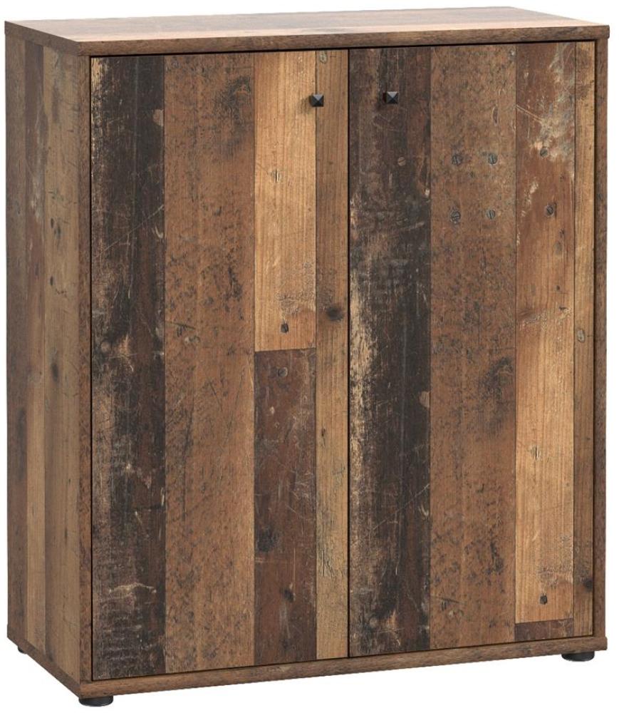 Kommode >Tembi< in Old Wood Vintage - 73,7x85,5x34,8cm (BxHxT) Bild 1