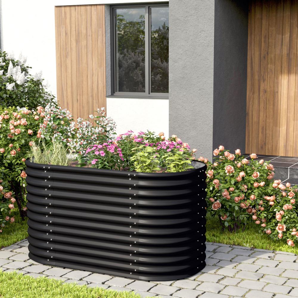 Vitavia Hochbeet "Terra 858", schwarz, 86 cm,Modell "Basic" Bild 1