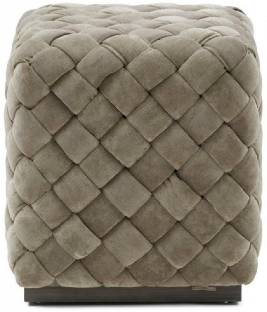 Riviera Maison Hocker Room 48 Fine Tweed Pebbles (60cm) 5021001 Bild 1