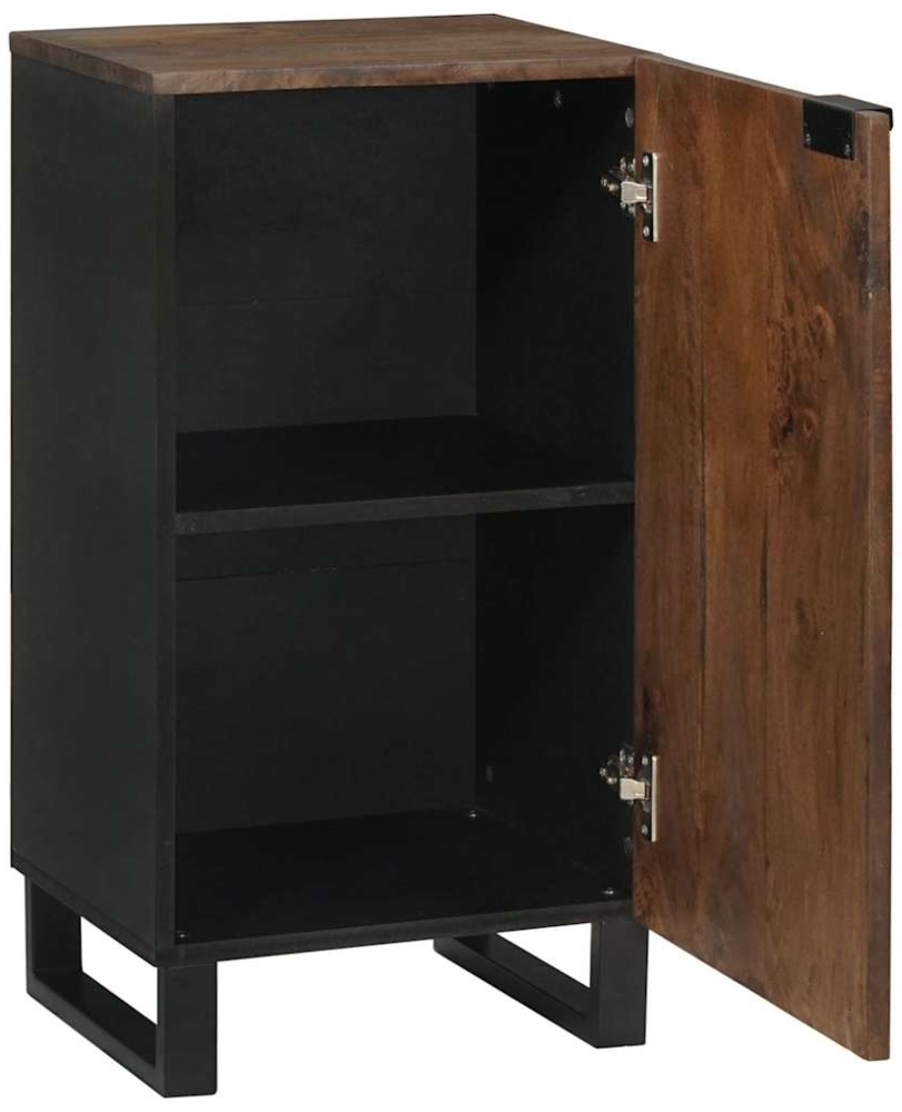 vidaXL Sideboard Braun 40 x 33 x 75 cm massives Mangoholz 4018032 Bild 1