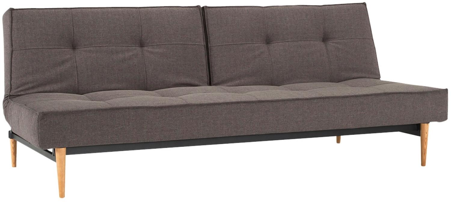 Splitback - Schlafsofa - Dark Grey Flashtex (216) Bild 1