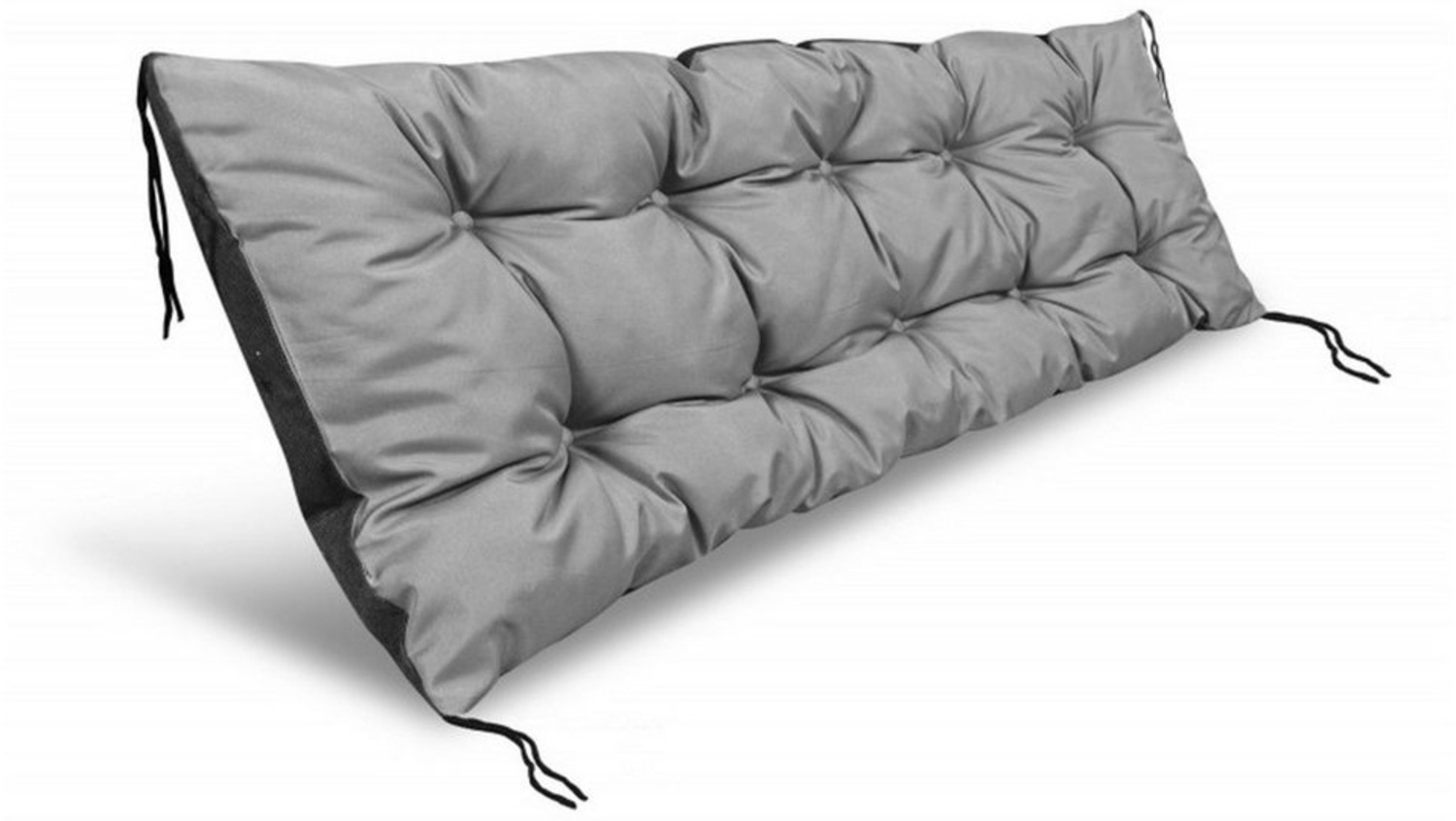 AIO Sitzkissen, Gartenkissen für Schaukelbank 150x50cm grau Bild 1