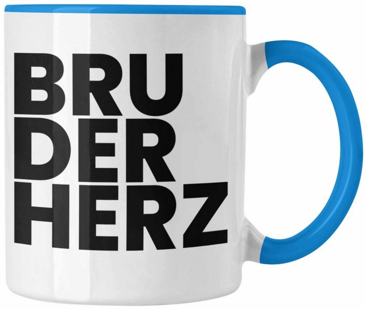 Trendation Tasse Trendation - Bester Bruder Tasse Geschenk Geburtstag Weihnachten Lustig Bruderherz Geschenkideen Erwachsen Bild 1