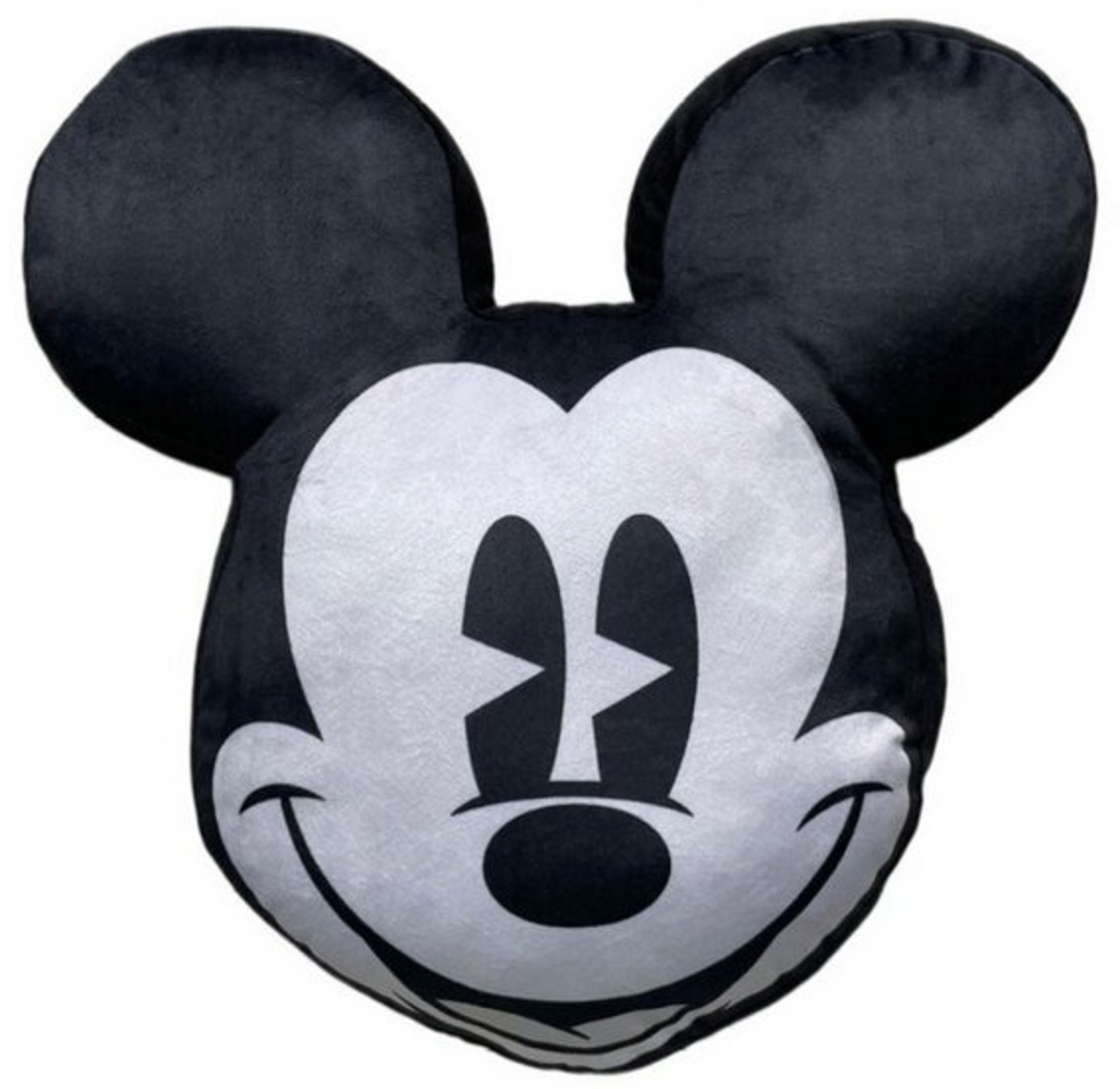 Mickey Mouse Kissen Geformter Velours Dekokissen Kuschelkissen Bild 1