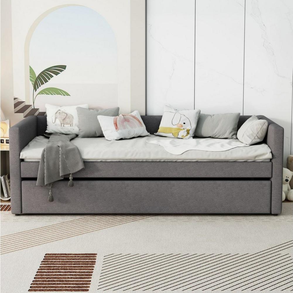 OKWISH Daybett Schlafsofa Tagesbett, mit klappbaren und hochklappbaren Metallbeinen,90*200 cm Bild 1