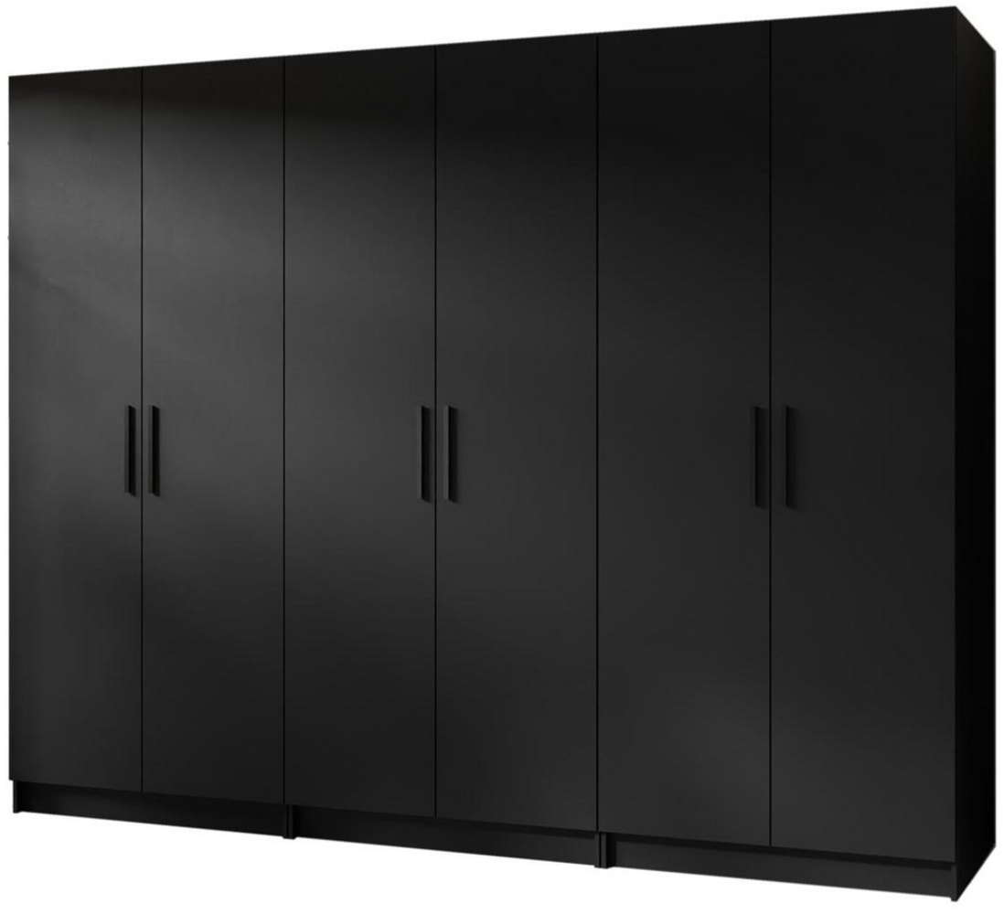 Compleo Kleiderschrank POLA, Großer Kleiderschrank für den Flur, Breite: 234 cm sechstürige Bild 1