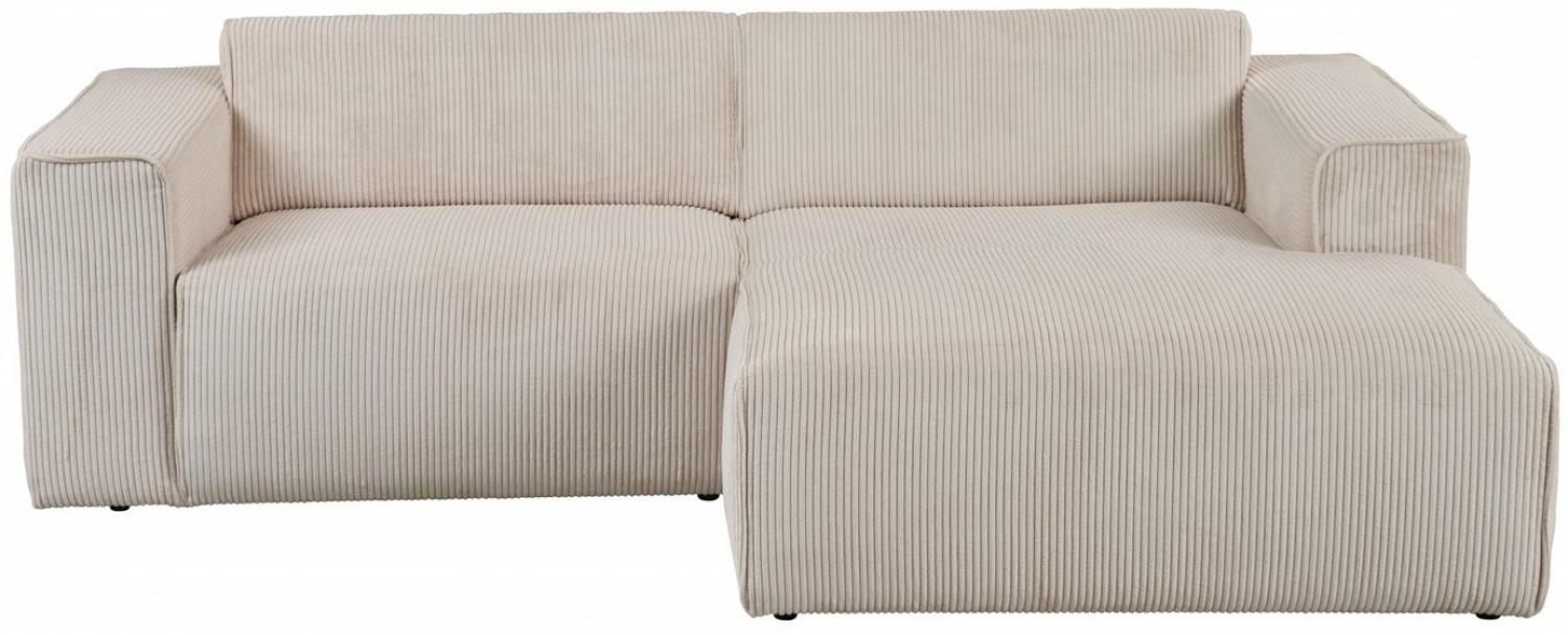 andas Ecksofa Noord, mit Kedernaht, Breite 234 cm, Cord, Struktur, Webstoff Bild 1