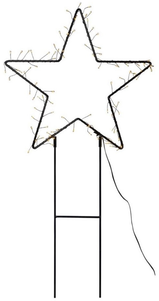 MARELIDA LED-Stern für außen LED Gartenstecker Stern Leuchtstern Lichterstern 80cm Weihnachtsdeko, LED Classic, warmweiß (2100K bis 3000K) Bild 1