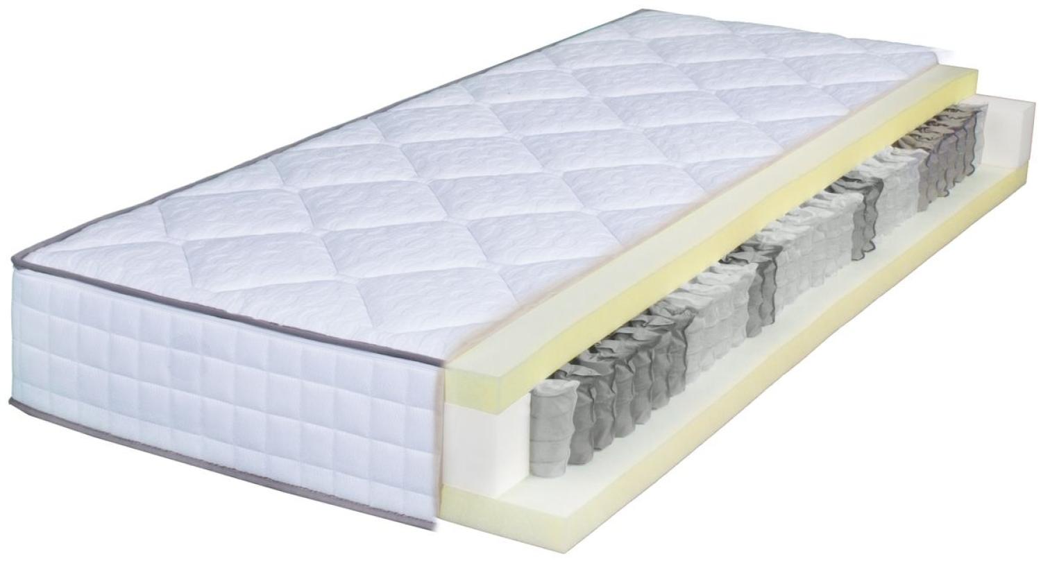 Breckle 'Sinfonia TFK 500 Visco' Taschenfederkernmatratze Viscoschaum 120x210 cm (Sondergröße) Bild 1