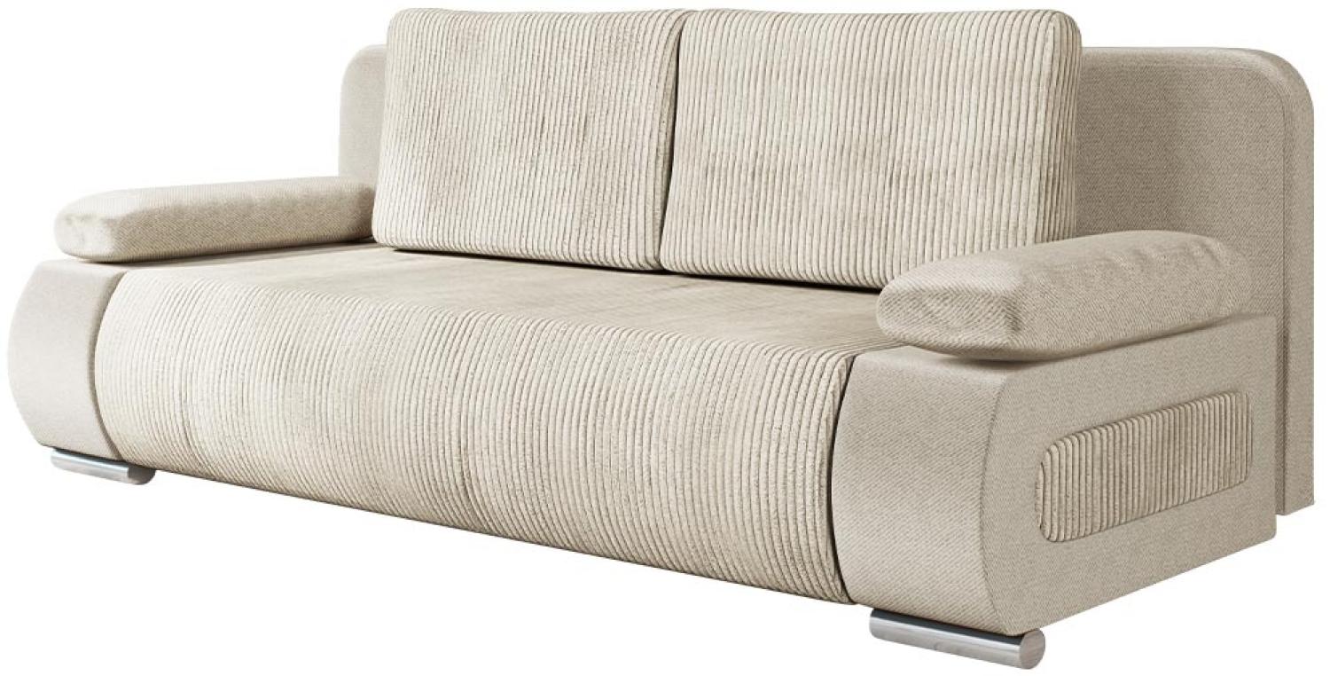 Schlafsofa Emma Cord (Farbe: Poso 100 + Paros 01) Bild 1