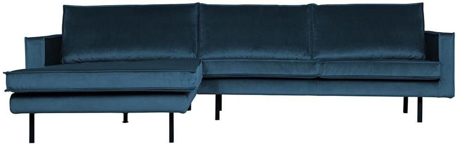 BePureHome Rodeo Eckcouch Links Blau Bild 1