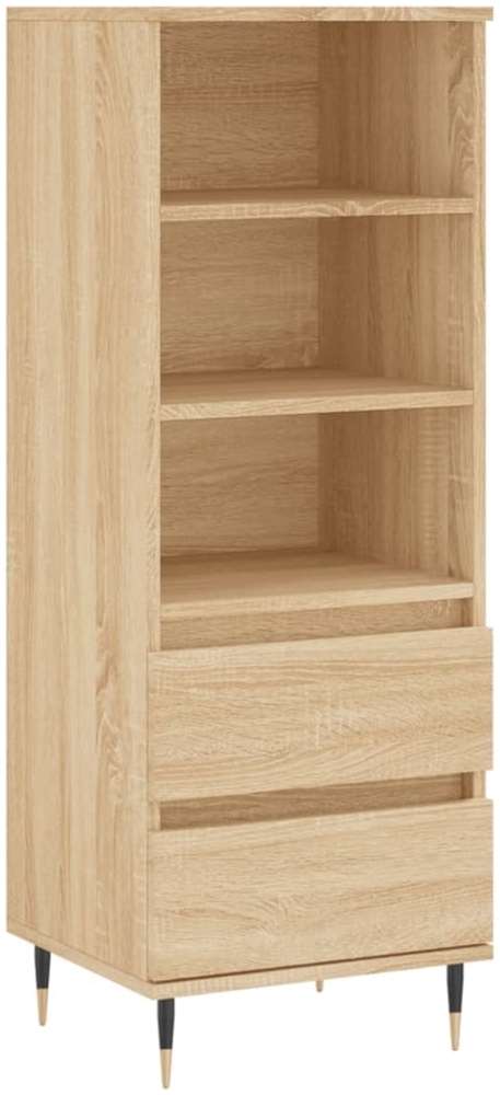 vidaXL Highboard Sonoma-Eiche 40x36x110 cm Holzwerkstoff 831503 Bild 1
