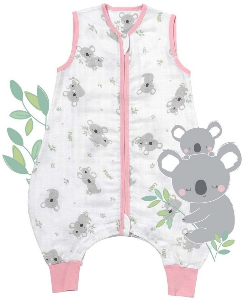Schlummersack Kinderschlafsack Musselin Schlafsack mit Füßen, 0.5 Tog OEKO-TEX zertifiziert Bild 1
