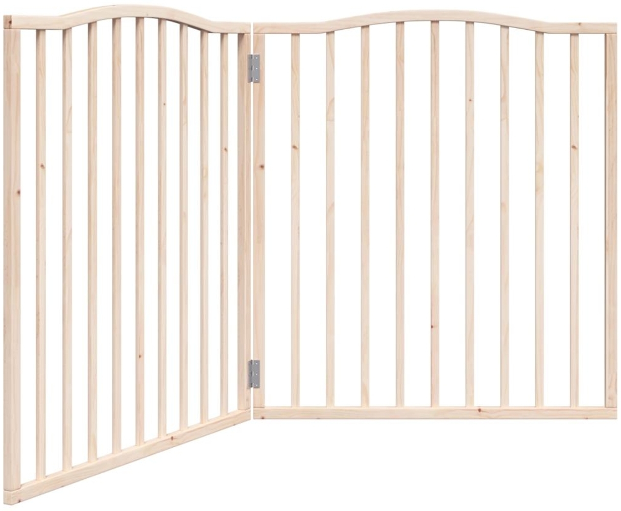 vidaXL 2-tlg. Hundetor Faltbar 160 cm Pappelholz 352210 Bild 1