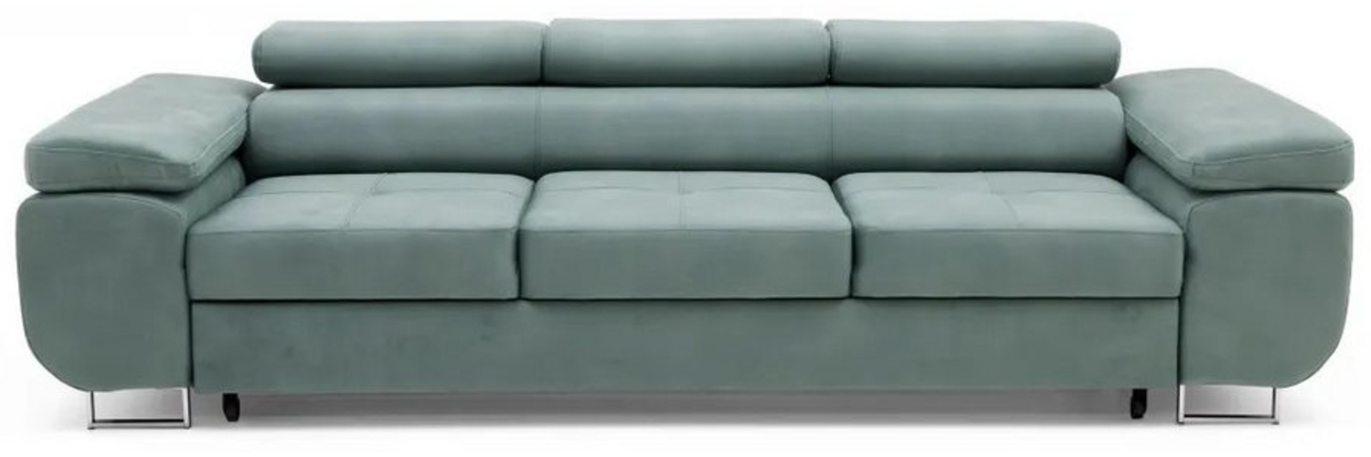 NEXT COLLECTION Sofa 3-SITZER WILD, verstellbaren Kopfstützen, mit Schalffunktion, Metallfüßen Bild 1