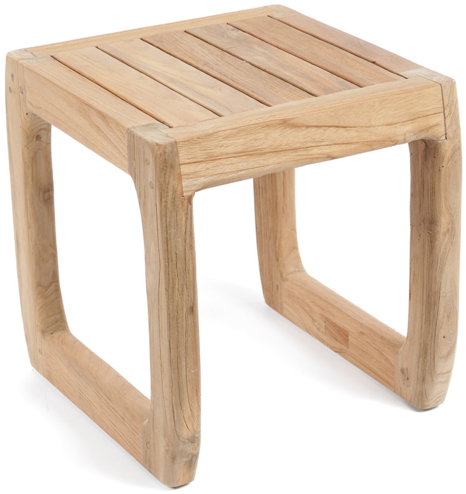 Der Symi Hocker - Outdoor - Natürlich - 38x38x40cm Bild 1