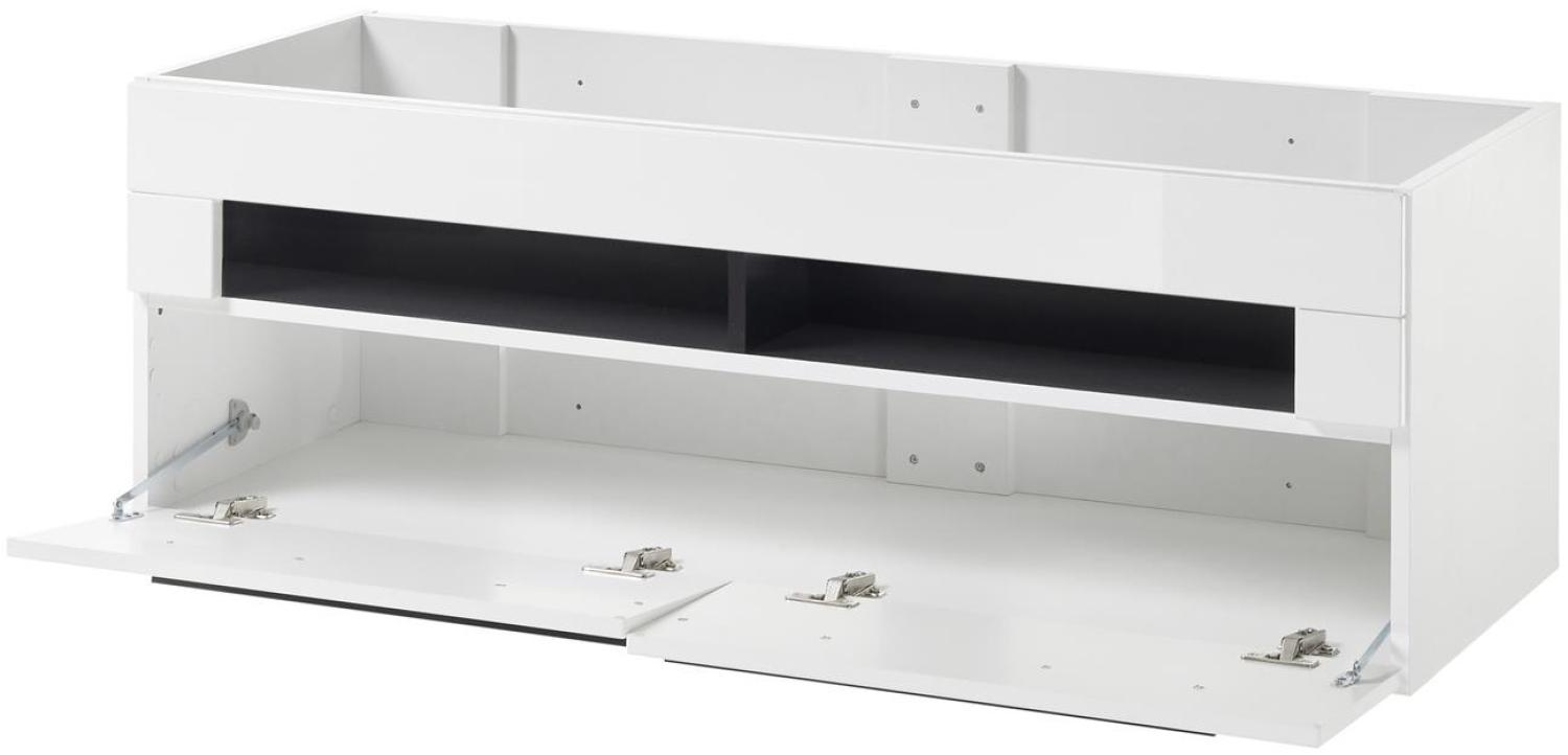 Waschbeckenunterschrank Set CANTARA weiß Hochglanz Bild 1