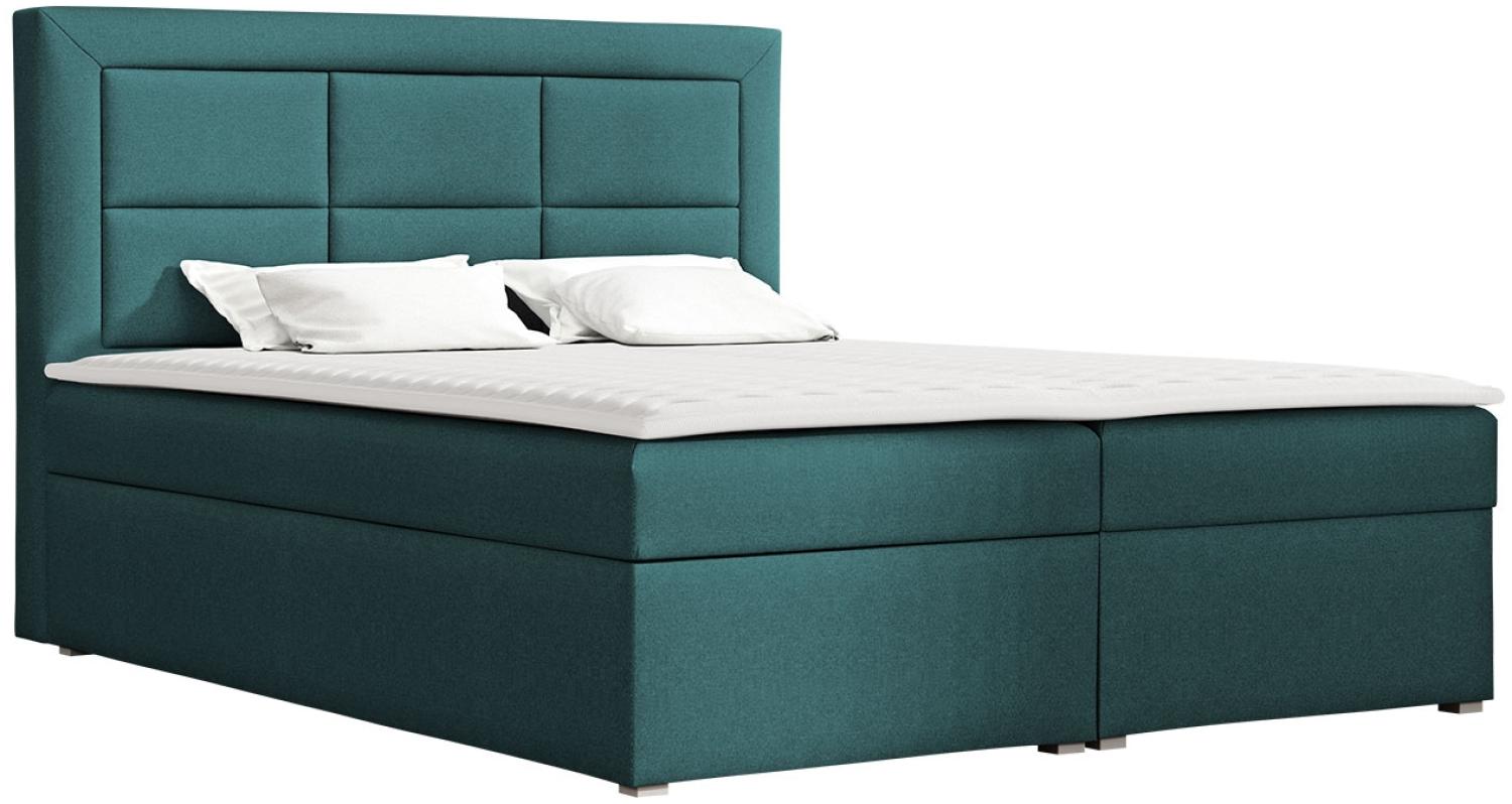 Boxspringbett Classic Box, Grün, 180x200 cm Bild 1