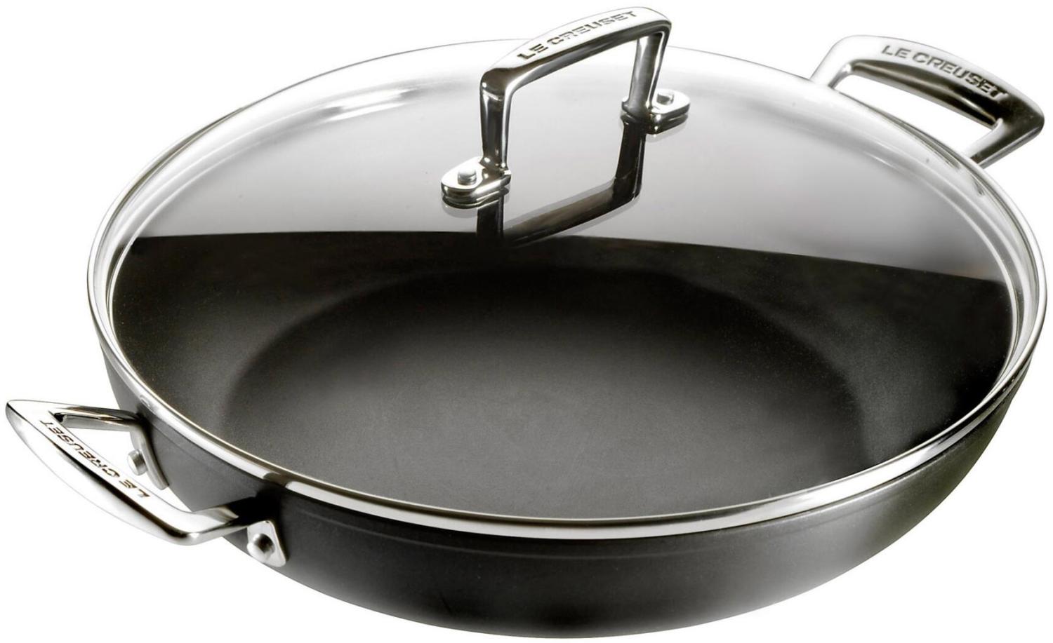 Le Creuset Aluminium-Antihaft Profipfanne mit Deckel, 24,0 cm Bild 1