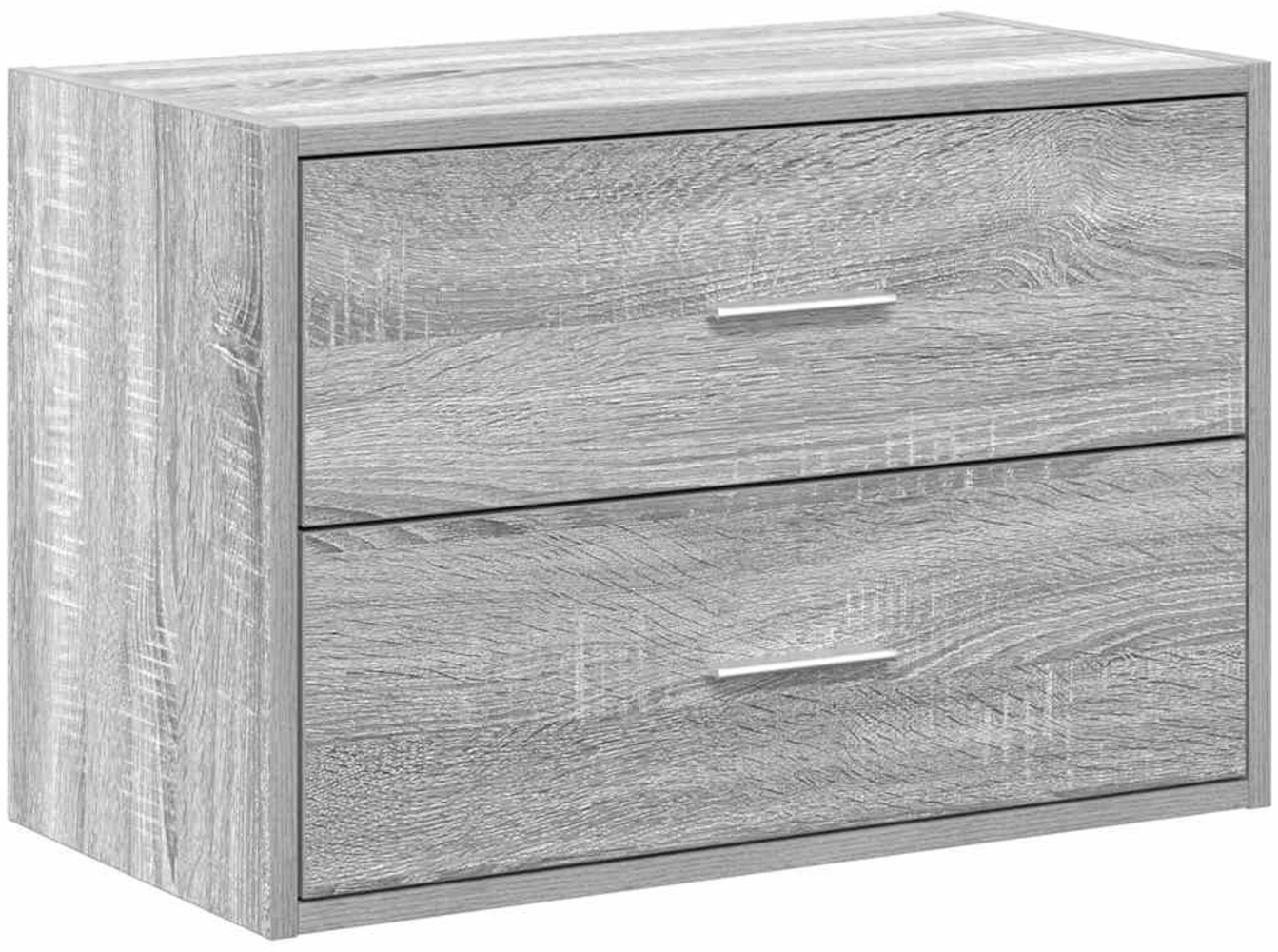 vidaXL Schrank mit 2 Schubladen Grau Sonoma 60x31x40 cm Holzwerkstoff 858831 Bild 1