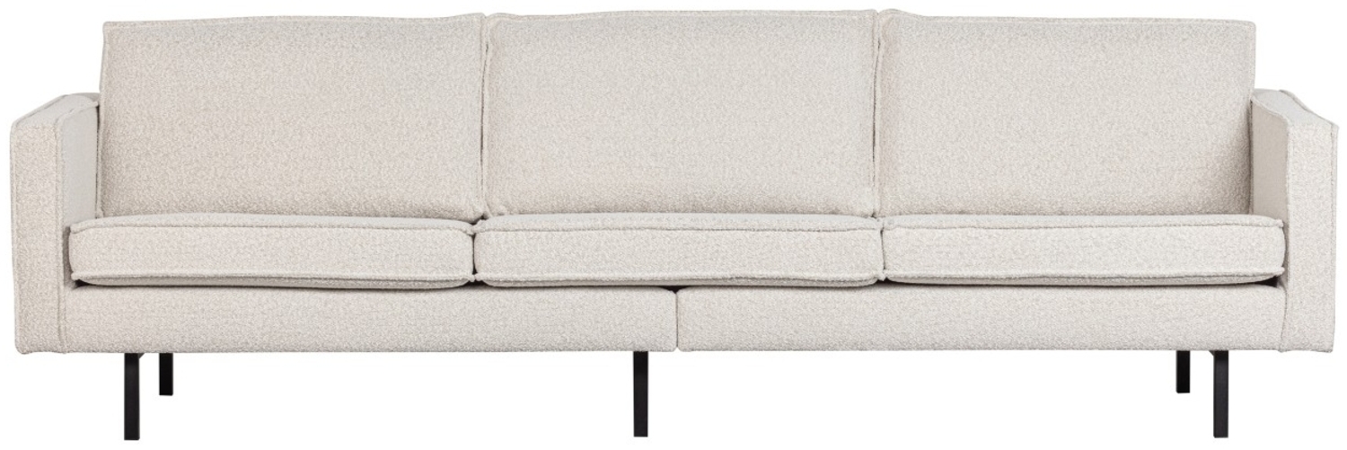 Sofa Rodeo 3 Sitzer aus Boucle-Stoff, Natur Bild 1