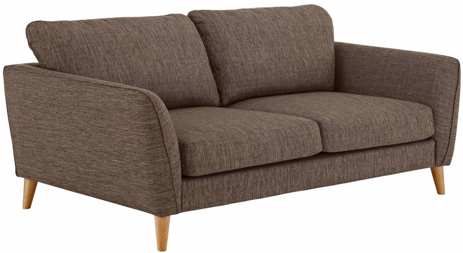 Home affaire 3-Sitzer MARSEILLE Sofa 206 cm, mit Massivholzbeinen aus Eiche, verschiedene Bezüge und Farbvarianten Bild 1